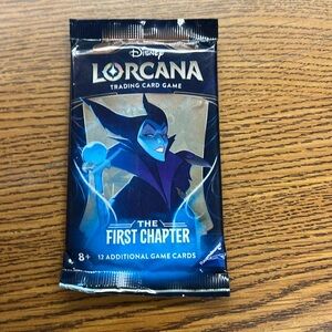 Disney Lorcana TCG The First Chapter BOOSTER BLISTER PACK. 1 PACK Sealed New.